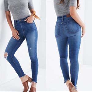 Madewell Curvy High Rise Skinny Jeans